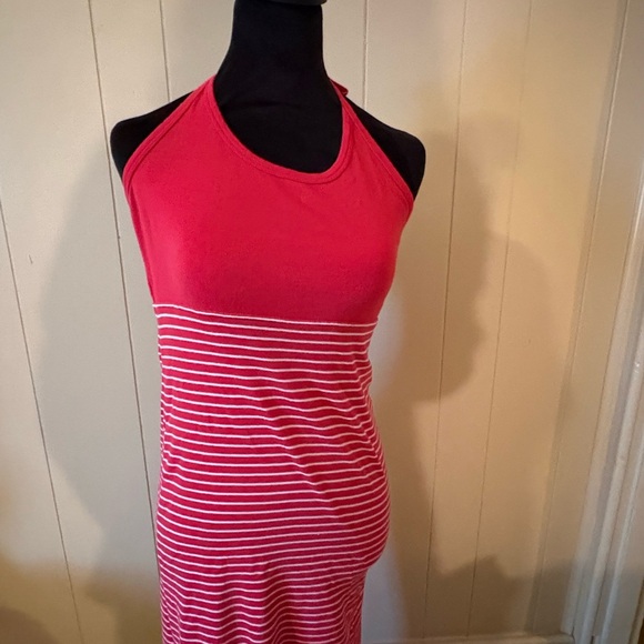 Polo by Ralph Lauren Red and White Striped Dress - Picture 1 of 6